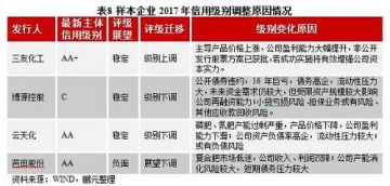 鵬元研究 2017年化學(xué)原料及化學(xué)制品行業(yè)信用風險分析
